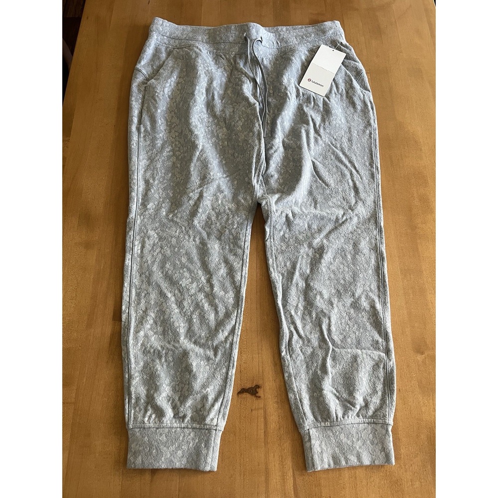 Lululemon Ready to Rulu Jogger Jacquard Size 14 Speckle Spritz Grey NWT $108